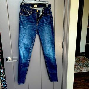 J Crew high rise skinny jeans